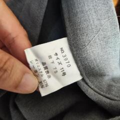 ⑧灰色　キレイめ　長ズボン　パンツ　レディース　M 11号の画像