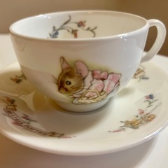 ビアトリクスポターのカップ&ソーサー　未使用