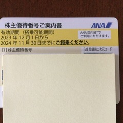 ANA 株主優待券　1枚　①の画像