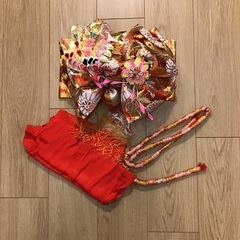 子供用の晴れ着　七五三の画像