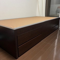 畳　シングルベッド　収納付き