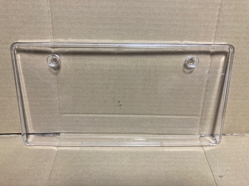 EXEA ナンバーカバー クリアー 希少 観賞用 コレクション ナンバーフレーム 当時物 VIP 1枚 ナンバープレート