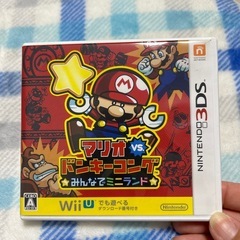 マリオvsドンキーコングみんなでミニランド　ソフト＆ケース　中古