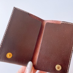 新品 本革のカードケースの画像