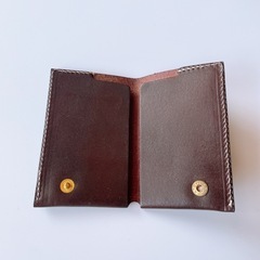 新品 本革のカードケースの画像