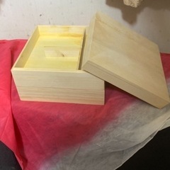 木製 お重箱 2段 お弁当箱