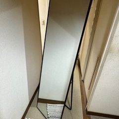 【成約済)【大型】スタンドミラー 全身鏡の画像