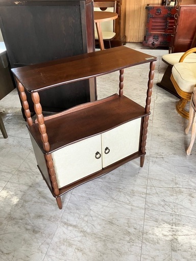 昭和　レトロ　キャビネット　電話台