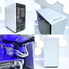 新品ゲーミングPC RTX4060Ti Core i5 14400F 無線LAN ホワイト 水冷