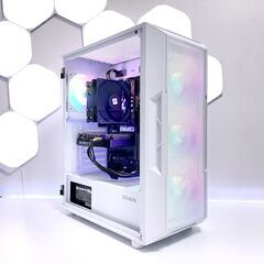 ゲーミングPC Core i7-9700F メモリ16GB SSD512GB Win11 ホワイト 全国発送 キャッシュレス決済対応