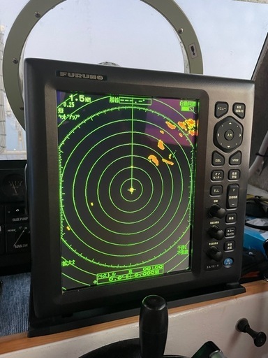 実働品！　FURUNO レーダー FR-8065 12インチ　2020年製　4.9kw 免許不要　マリンレーダー　フルノ