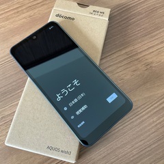 新品未使用 AQUOS wish3  docomo スマートフォン本体の画像