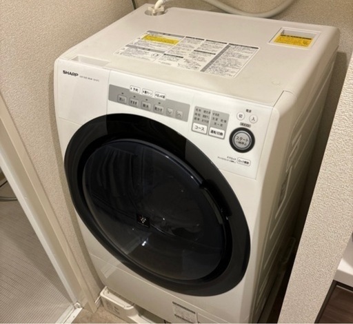【9/19受け渡し】　SHARP ドラム式洗濯機　ES-S7C