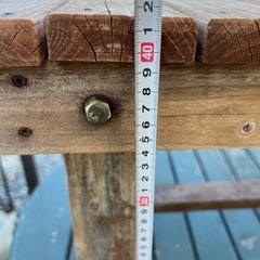 【レトロ】ガーデンベンチ　プランターベンチの画像