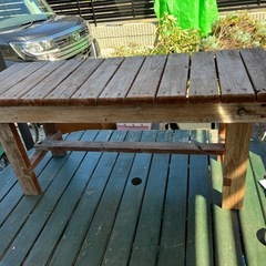 【レトロ】ガーデンベンチ　プランターベンチの画像