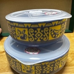 【未使用品】保存用フタ付き食器の画像