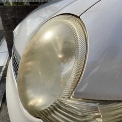 車・ヘッドライト磨きやります。