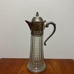 【vintage】イタリア　シルバー　
デキャンタ  花瓶