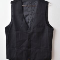 値下げしました【価格交渉OK】新品未使用 3XLサイズ ブラック [YFFUSHI] スーツ メンズ ビジネス スリーピース 大きいサイズ 2つボタン 無地 大きいサイズ 結婚式 就職 面接 スリムスーツ ストレッチ セットアップの画像