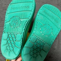 子供長靴18綺麗め　恐竜黄色の画像