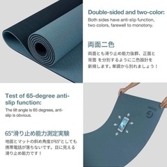 エクササイズマット フィットネスマット トレーニングマットの画像