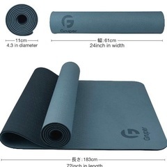 エクササイズマット フィットネスマット トレーニングマットの画像