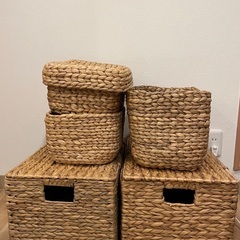 カゴバスケット(ウォーターヒヤシンス)