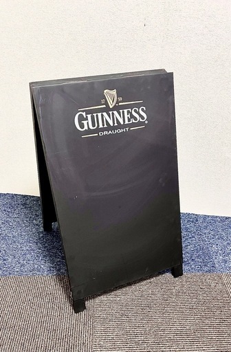 GUINNESS/ギネス テント型メニューボード 両面黒板タイプ 木製 飾り