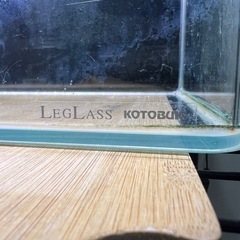 60cm スリム 水槽 LED照明付き めだか 金魚 熱帯魚等にの画像