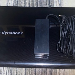 TOSHIBA dynabook ノートパソコン 本体 + ACアダプターの画像