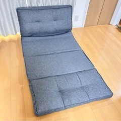 ニトリソファーベッド　グレー　美品　9月まで受付の画像