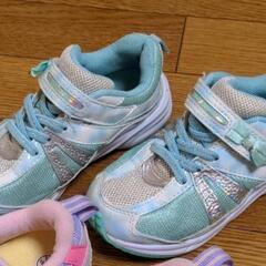 17.0cm 子供　キッズ　スニーカー　靴　女の子