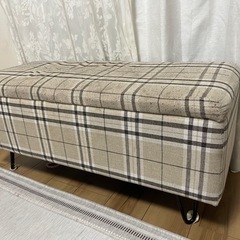 NOCE タータンチェック　ベンチ　収納の画像