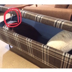 NOCE タータンチェック　ベンチ　収納の画像