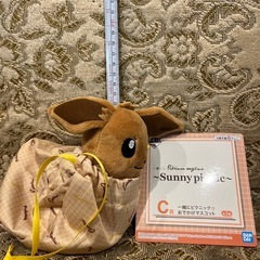 ポケモン　一番くじ　一緒にピクニック　おでかけマスコット　イーブイ　タグ付きの画像