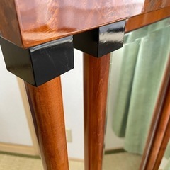 今週まで！イタリア最高級/ラグジュアリー/有名超高級ホテル/オーセンティック/バーズアイメープル/象嵌加工/classic/姿見/ミラーの画像