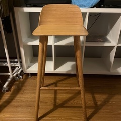 【早い者勝ち】無印良品 ハイスツール 木製
