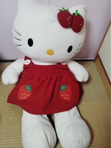 限定品　レトロ　ハローキティ　特大ぬいぐるみ