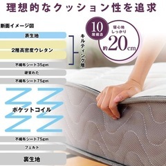 セミダブル マットレスの画像