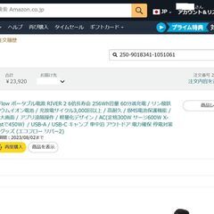 故障品　EcoFlow ポータブル電源 RIVER 2 256W...