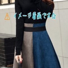 【新品】膝丈スカートの画像