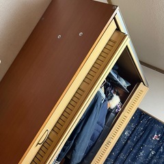 クローゼット　収納　アコーディオン扉付きの画像