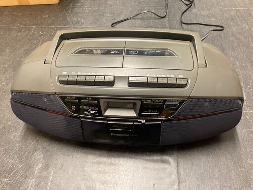 ☆中古￥2,000！Panasonic　CDカセットラジオ　家電　RX-DT35型　【BI107】