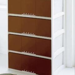 購入者決定済み　プラスチック収納　チェスト　引き出し収納　4段　...