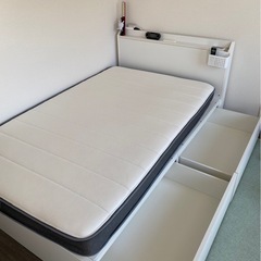 【決定】セミダブルベッド、マットレスの画像
