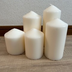 【未使用】キャンドル 5個セットの画像