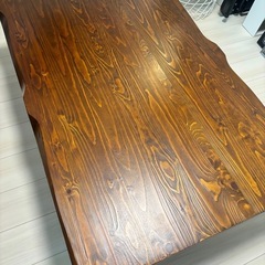 【終了】和 ローテーブル 120cm ダークブラウン