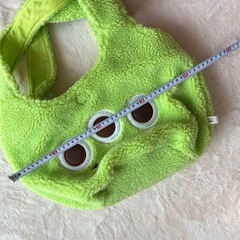リトルグリーンメン もこもこ トートバッグの画像