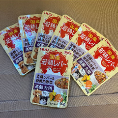 犬用。若鶏レバーパウチ 高齢犬用 若鶏レバー＆緑黄色野菜 DRP...