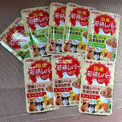 犬用。若鶏レバーパウチ 若鶏レバー＆緑黄色野菜 ビーフ入り 、 ...